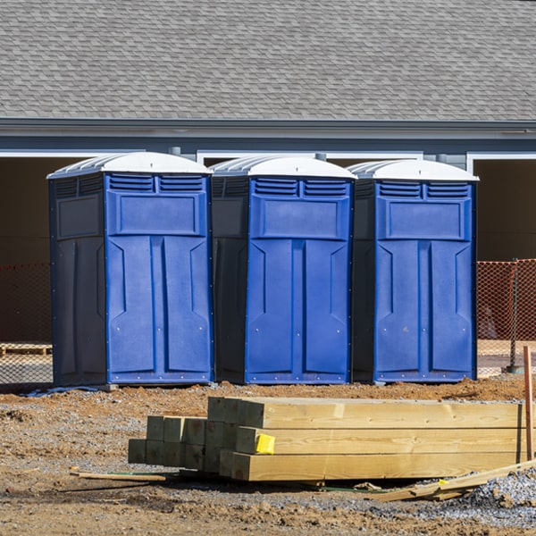 are there any restrictions on where i can place the porta potties during my rental period in Frontier ND